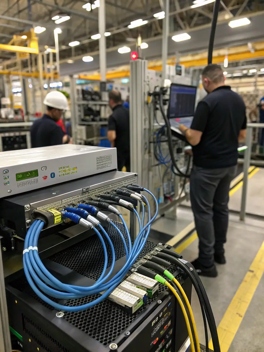 A photograph of the IoT Forum Africa in Pretoria, showcasing the Internet of Things technologies and their applications in various industries.